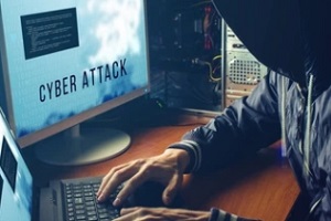 hacker performing cyber attack